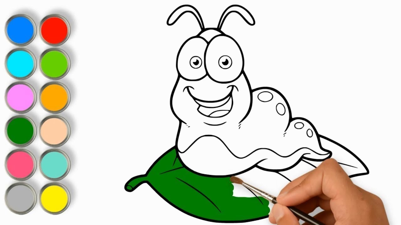 1280x720 how to draw an insect for kids coloring pages for kids kids