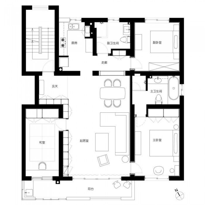 700x700 Shanghai Apartment With Modern Minimalist Flair House Best