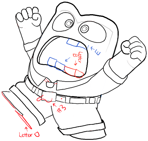 501x477 How To Draw Anger From Inside Out With Easy Step