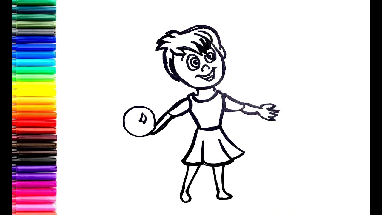 1280x720 How To Draw Joy From Inside Out