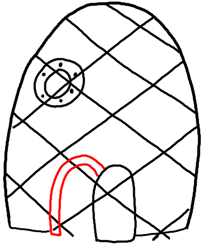 400x477 How To Draw Spongebob Squarepants' Pineapple House With Drawing