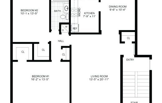 519x329 Great Simple House Layout Within Easy