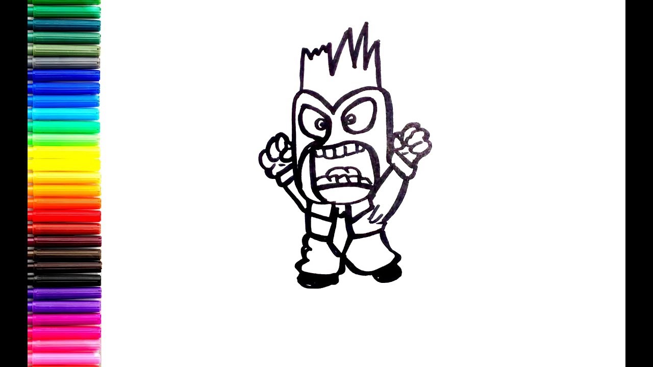1280x720 How To Draw Anger From Inside Out