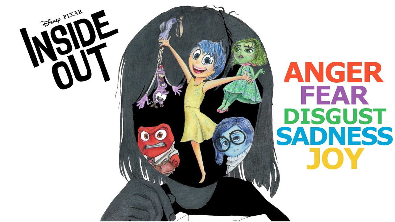 1280x720 Drawing Inside Out From Pixar {speed Art}
