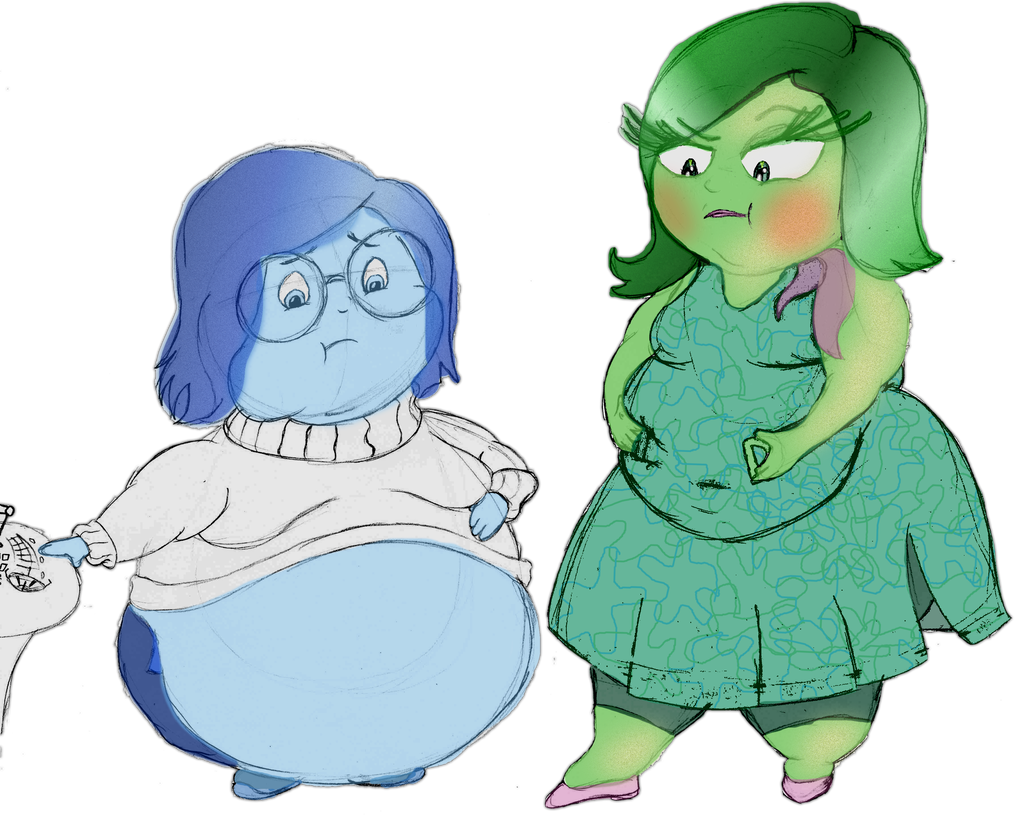 1024x830 Sadness And Disgust From Pixar's Inside Out