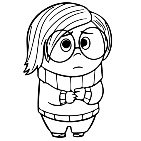 480x480 Inside Out Disgust Coloring Pages