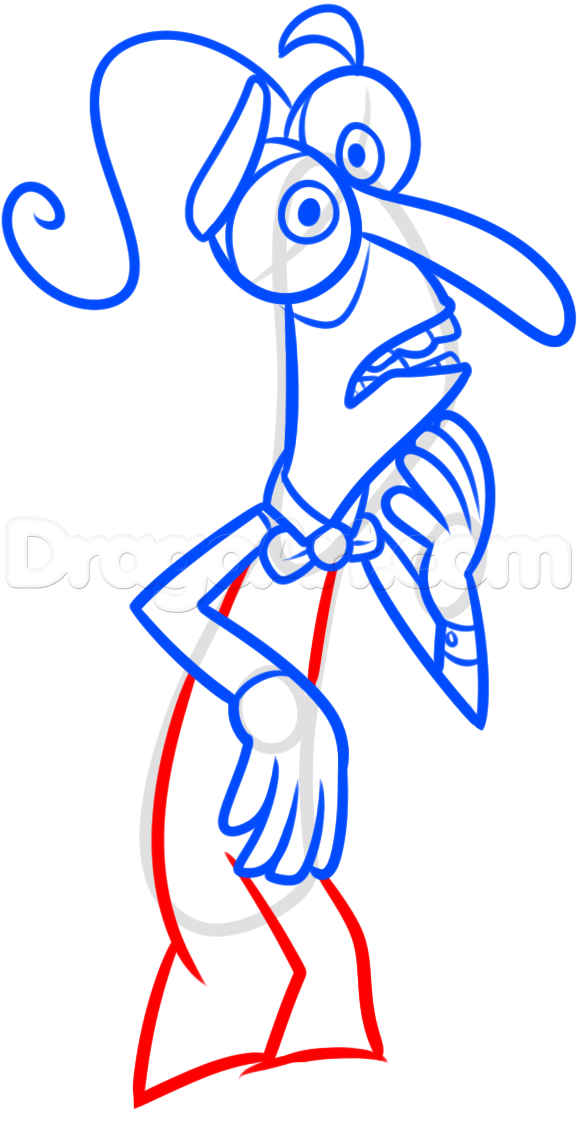 577x1128 How To Draw Fear From Inside Out, Step