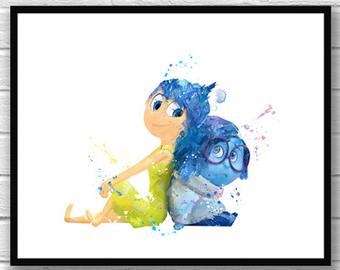 340x270 Inside Out Poster Etsy