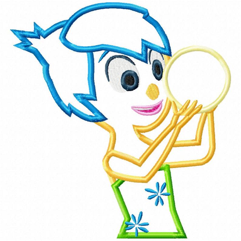 794x794 Inside Out Joy Withball Applique Embroidery Design Instant Etsy