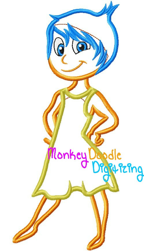 499x870 Joy Inside Out Embroidery Machine Applique Instant Etsy