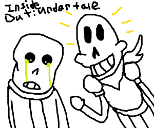 300x250 Inside Out Joyous Papyrus And Sad Sans