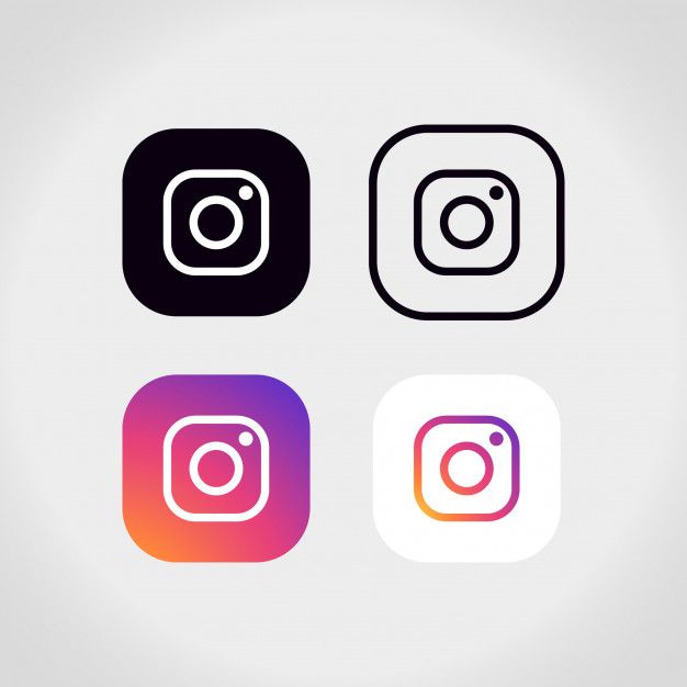 626x626 Instagram Logo Collection Free Vector Drawing Stuff