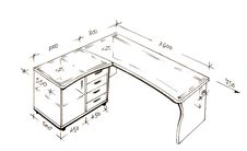 226x138 Modern Interior Design Freehand Drawing