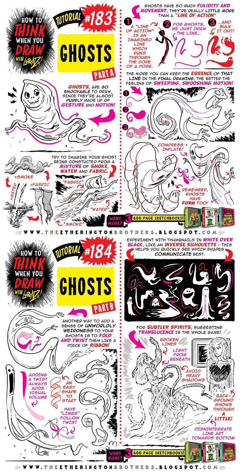 792x1570 How To Think When You Draw Ghosts Tutorial