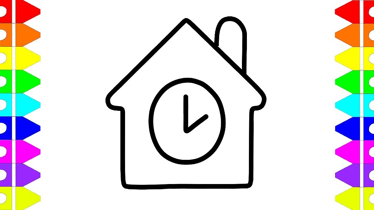 1280x720 Coloring And Drawing Home Interior L Finger Family Coloring