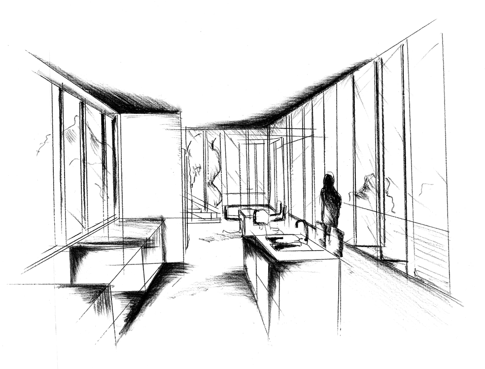 Interior Perspective Drawing | Free download on ClipArtMag