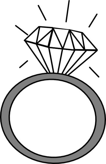 365x567 Free Wedding Ring Clipart Pictures
