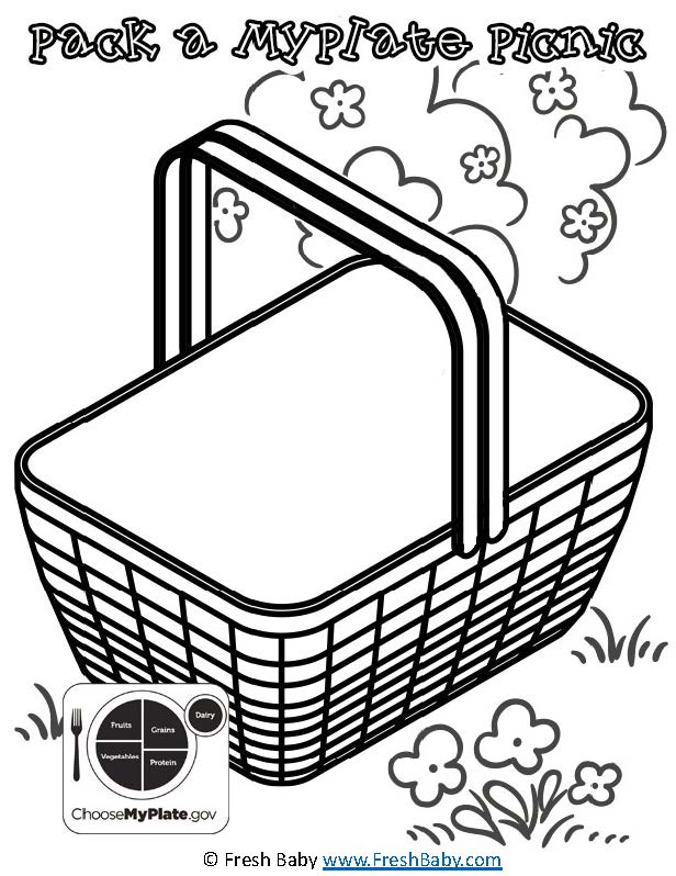 616x798 Intermediate Drawing Family Picnic For Free Download