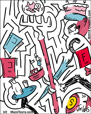 320x400 international children's book day mazetoons