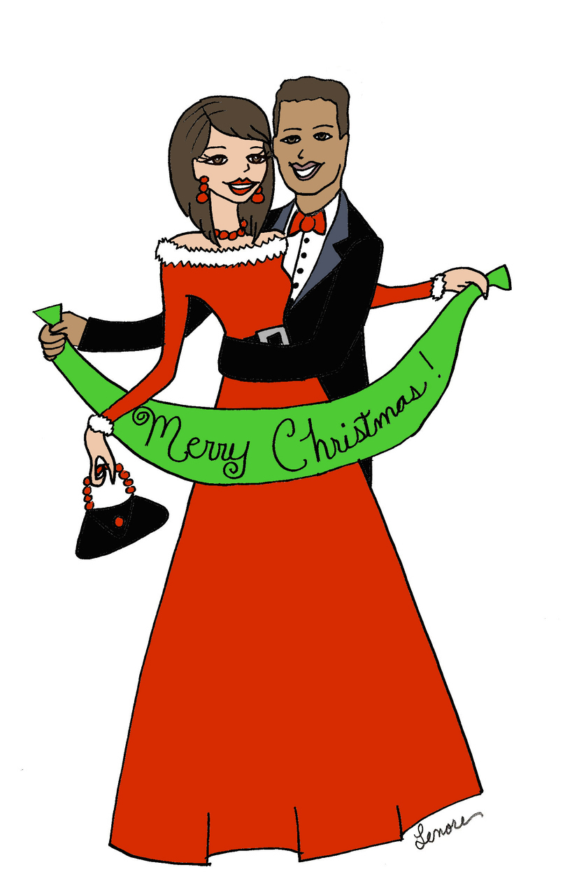 818x1280 interracial christmas couple cards