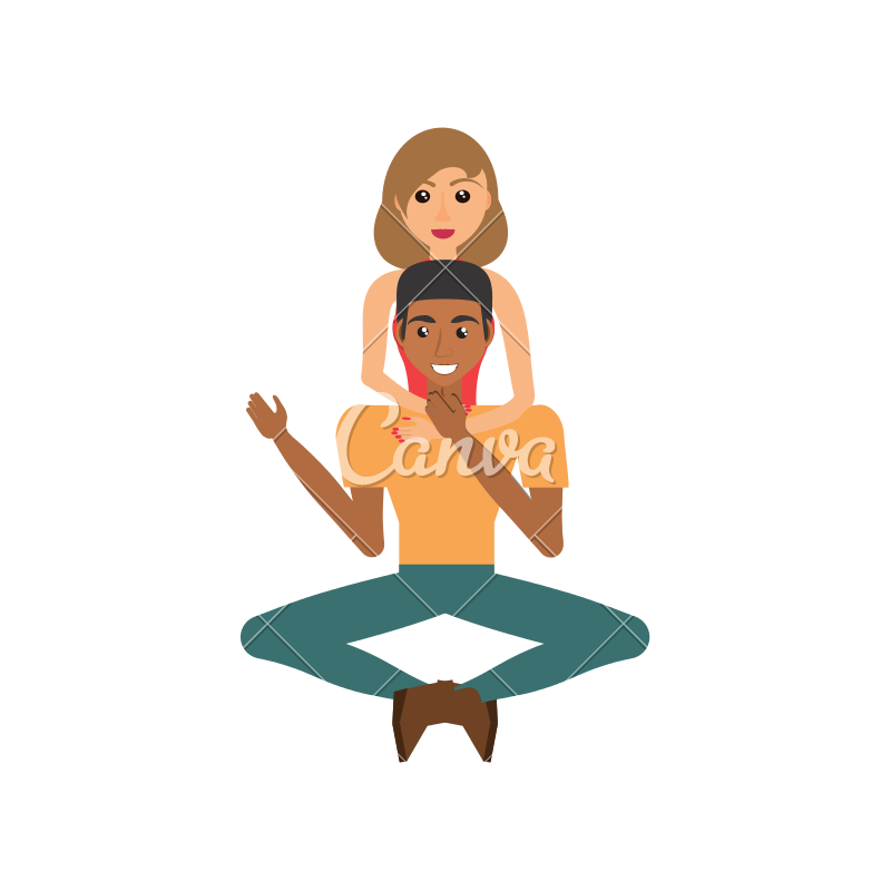 800x800 interracial couple vector
