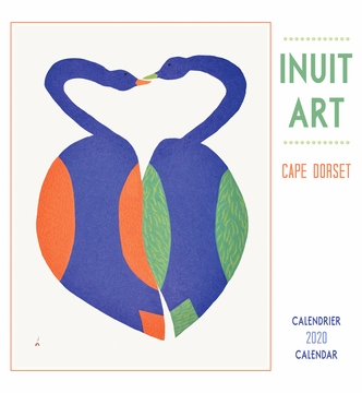 332x360 inuit art cape dorset wall calendar