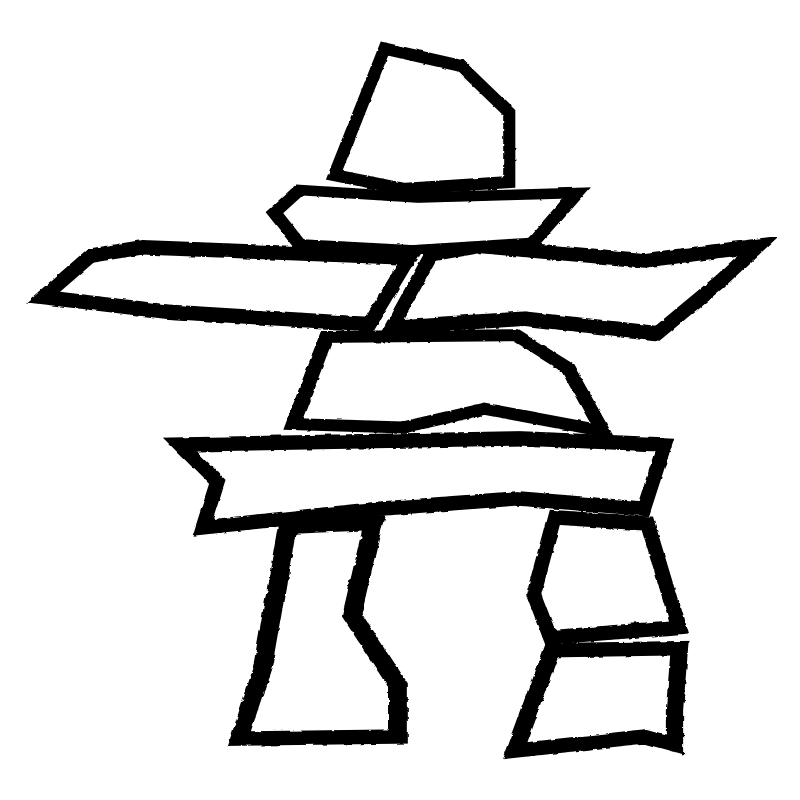 800x800 inuit inukshuk wtd canada art, drawings, beading patterns