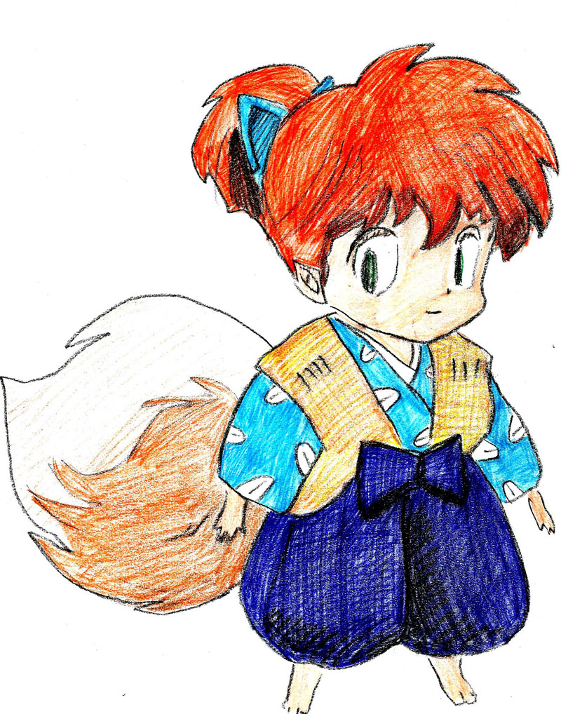 800x1018 How To Draw Shippo From Inuyasha Steps