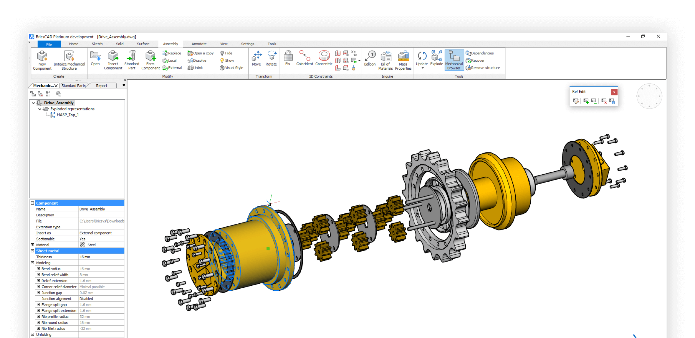 2360x1150 Mechanical Design In Bricscad