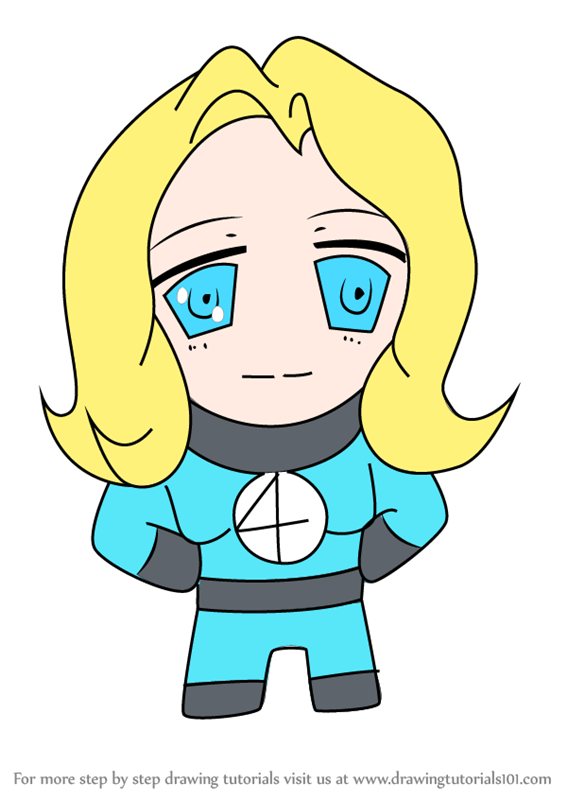 567x800 Learn How To Draw Kawaii Invisible Woman