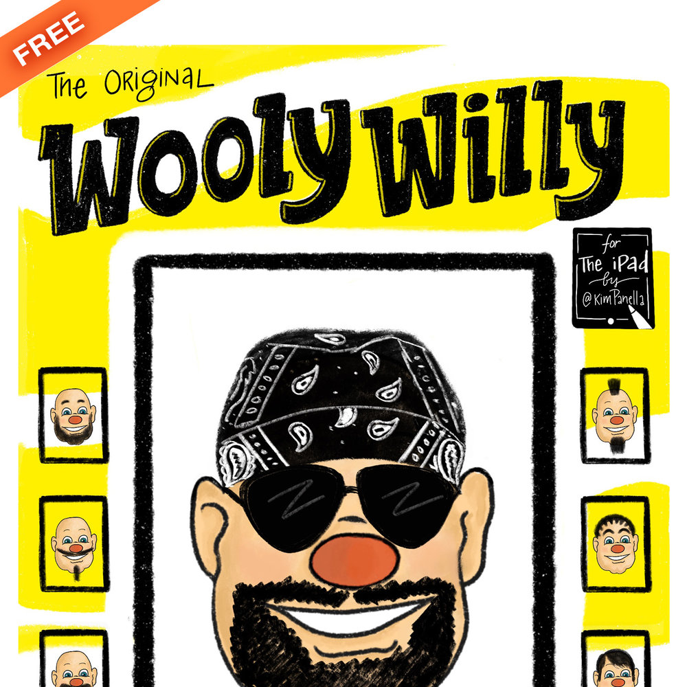 1000x1000 Digital Wooly Willy Kim Panella Hand Lettering And Illustration