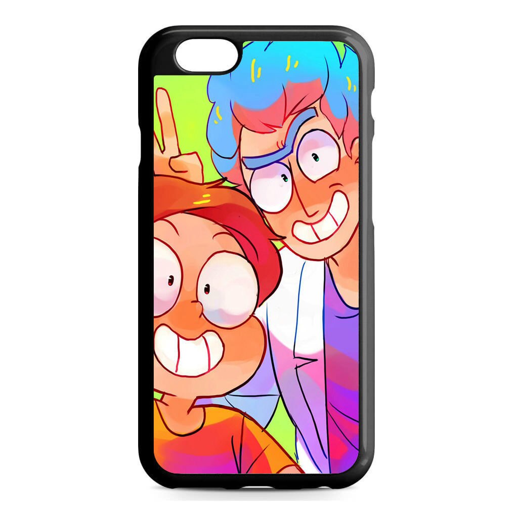 1024x1024 Rick And Morty Drawing Iphone Case
