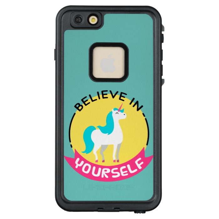 699x699 Unicorn Believe In Yourself Motivational Drawing Lifeproof Fr
