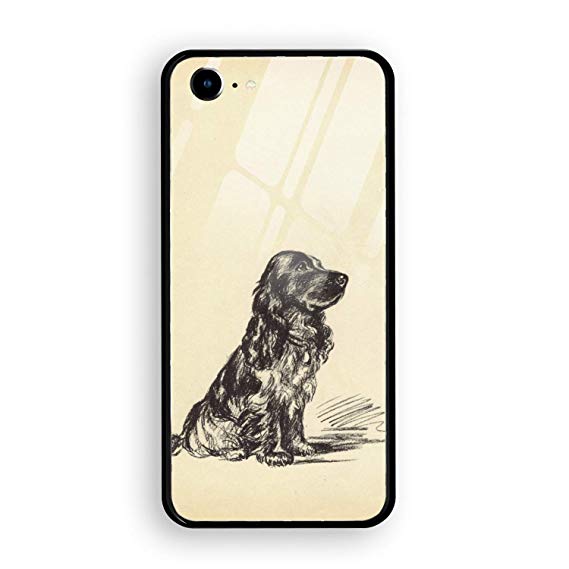 569x569 Iphone Case, Shockproof Drawing Of A Cocker Spaniel