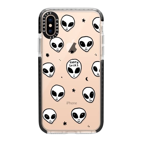 560x560 cute white ufo space alien drawing pattern casetify