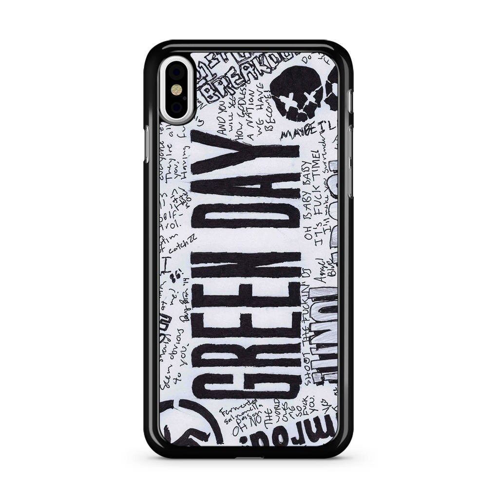 1024x1024 Green Day Pencil Drawing Iphone X Case