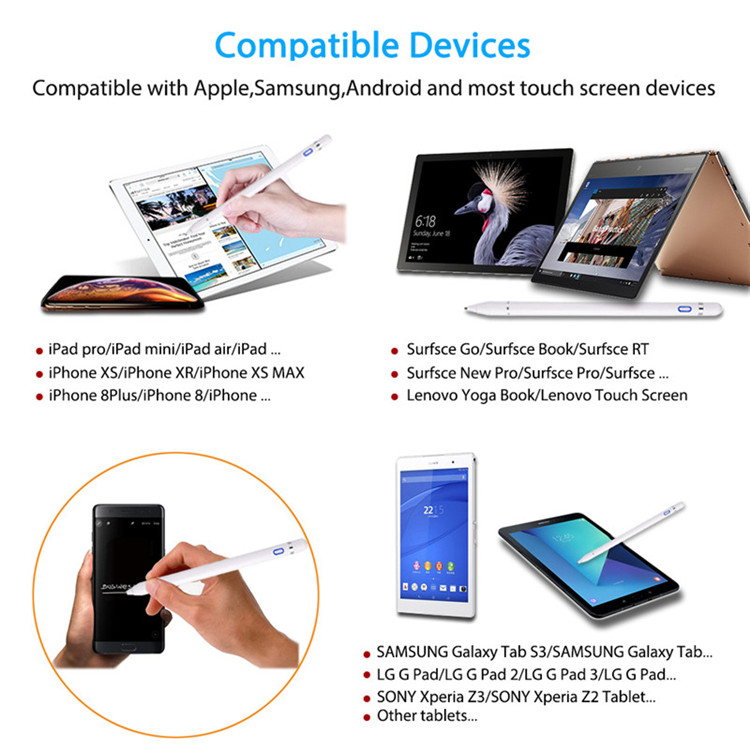 750x750 Active Capacitive Stylus Pen For Ipad For Iphone Tablet For Apple