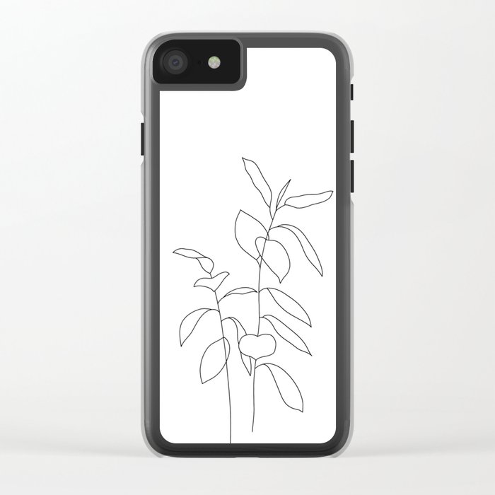 700x700 Plant One Line Drawing Illustration