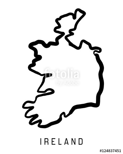 400x500 Ireland Map Stock Image And Royalty Free Vector On Fotolia