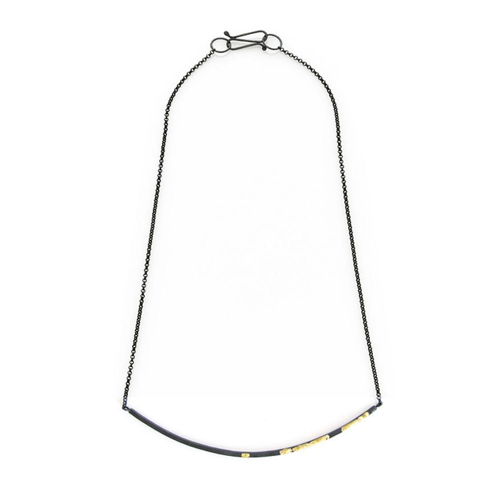 1000x1000 Iris Guy Sofer Hanging Line Necklace In Oxidized Sterling Silver