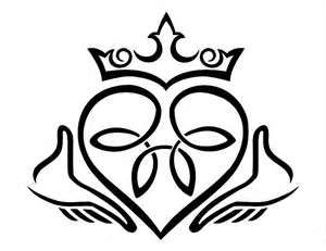 300x231 claddagh ring tattoo mikebell posted a photo claddagh ring