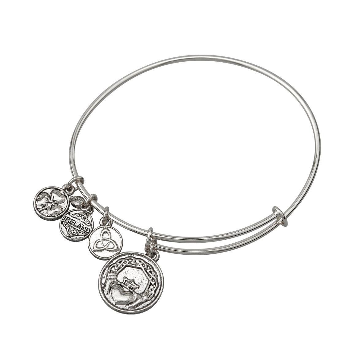 1170x1170 rhodium claddagh bangle irish claddagh bracelet