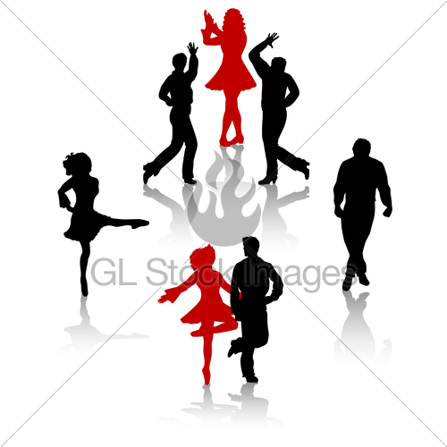 500x500 Irish Dance Gl Stock Images