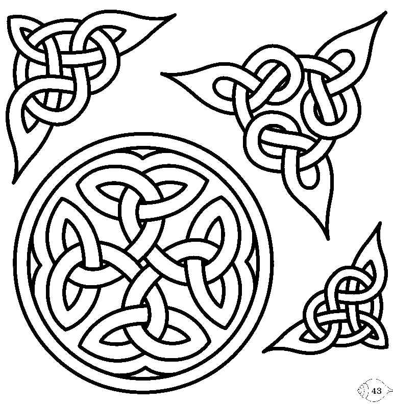 770x794 Free Printable Irish And Celtic Symbols Collection