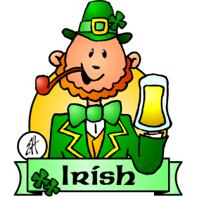 280x280 Irish Paddy On St Patrick's Day Full Color