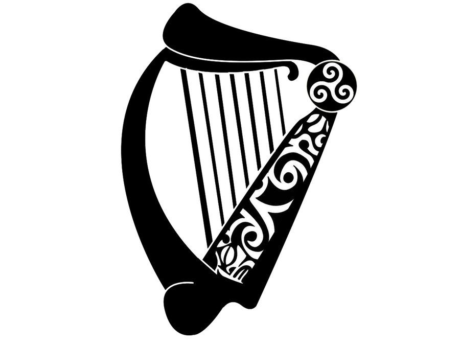 900x675 Harp Drawing Free Download