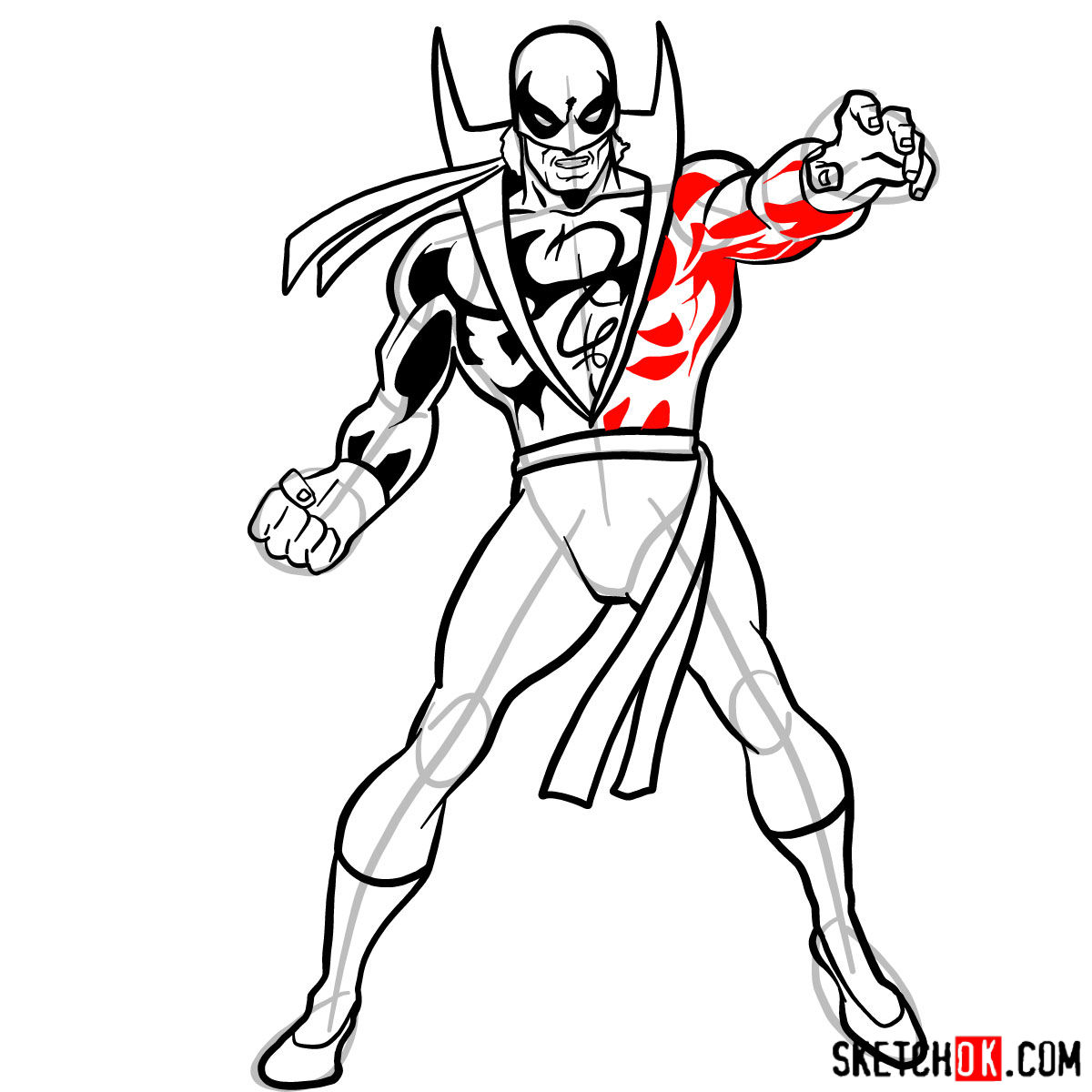 1200x1200 How To Draw Iron Fist