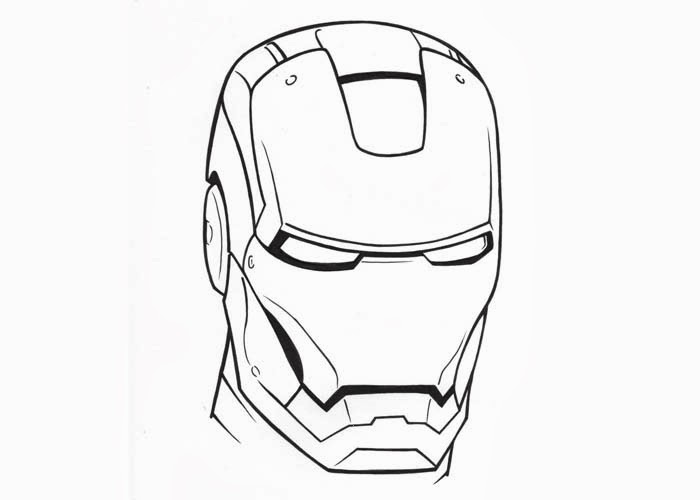 700x500 How To Draw Iron Man Face