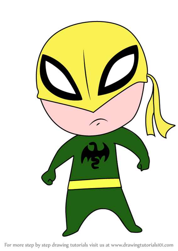 567x800 Learn How To Draw Chibi Iron Fist