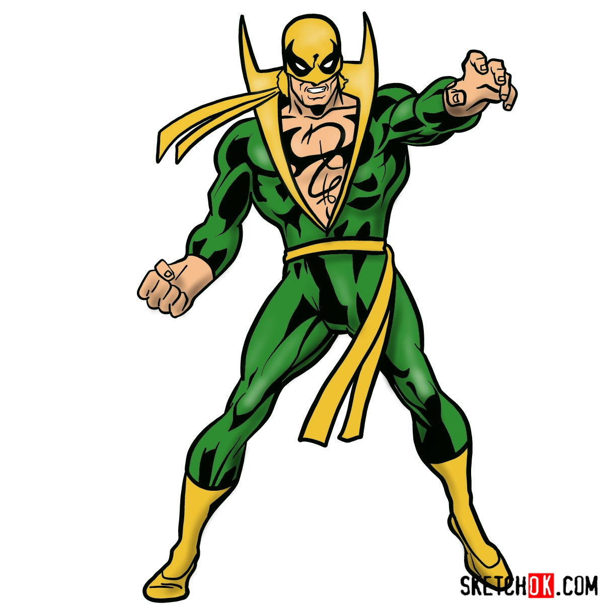 1200x1200 How To Draw Iron Fist